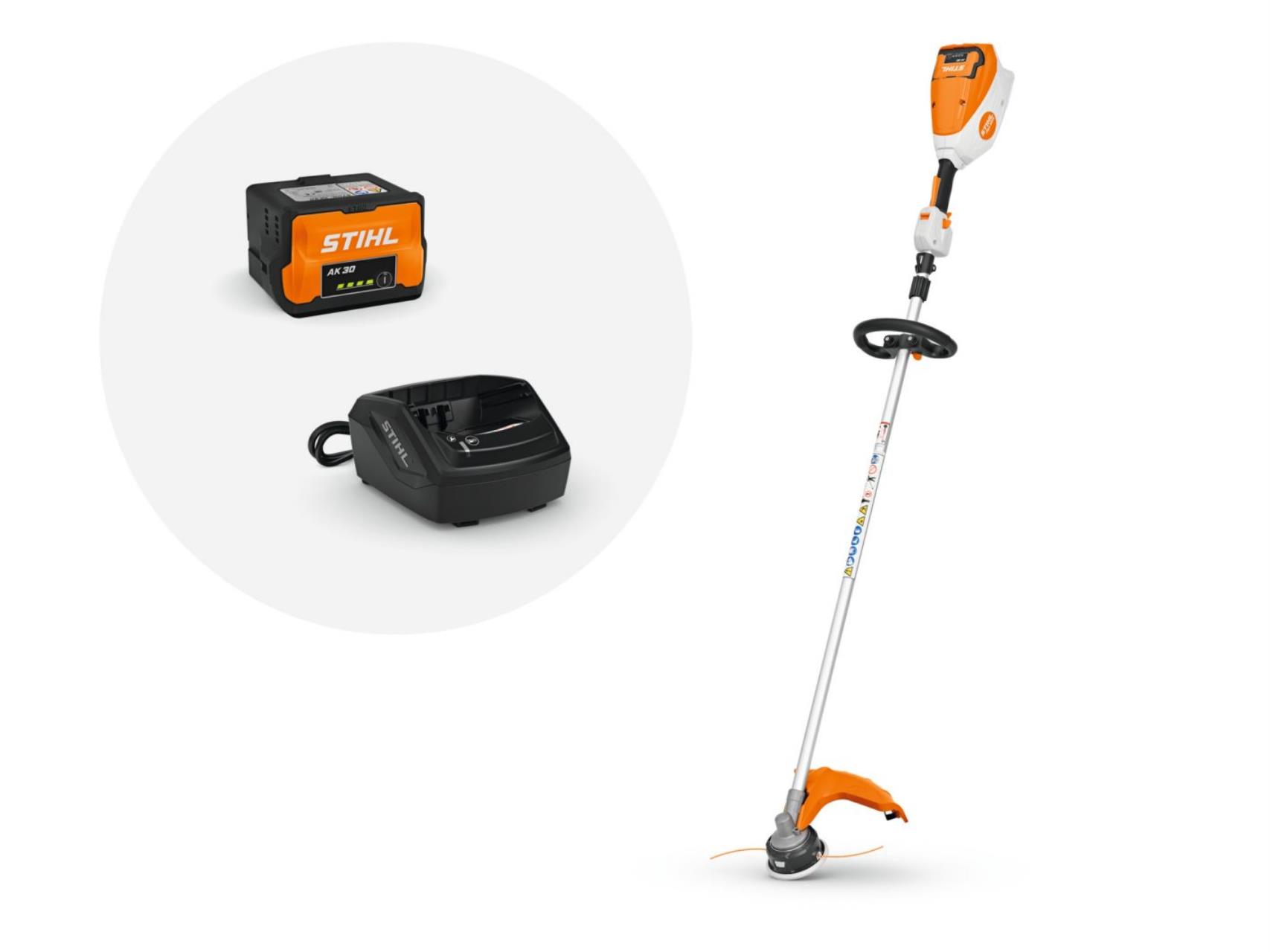 Akku-Motorsense FSA 80 R Set - inkl. Akku AK 30 und Ladegerät AL 101